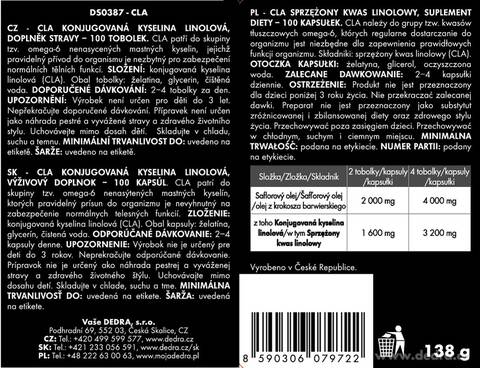 Etiketa k výrobku CP8513