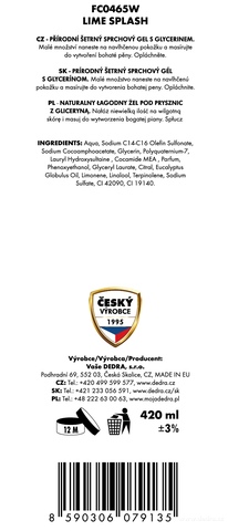 Etiketa k výrobku FC0465W