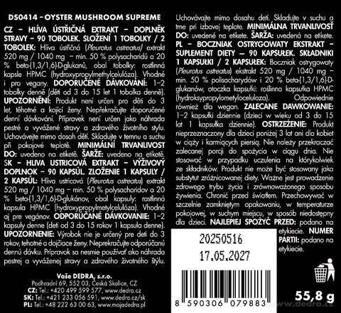 Etykieta produktu DS0414