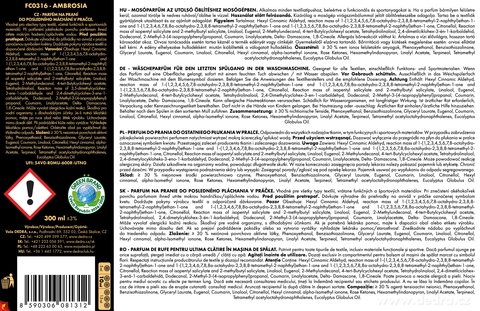 Etykieta produktu FC0316