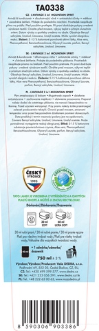 Etykieta produktu TA0338