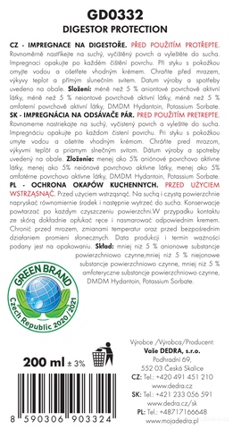 Etiketa k výrobku CP0208 Etiketa k výrobku CP0208