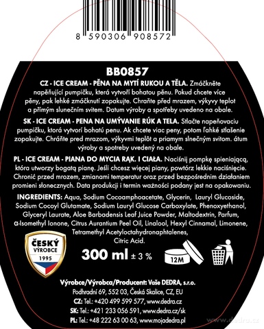 Etykieta produktu BB0857C