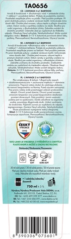 Etiketa k výrobku CP0356