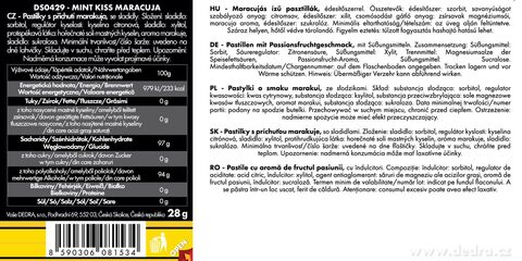 Etiketa k výrobku DS0431X