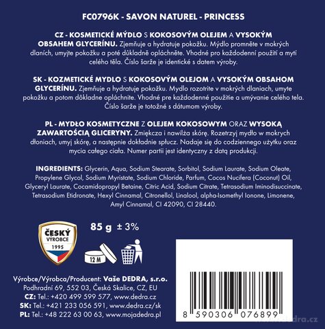 Etykieta produktu FC0796K