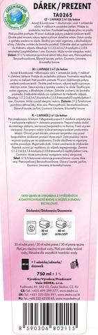 Etiketa k výrobku TA0211