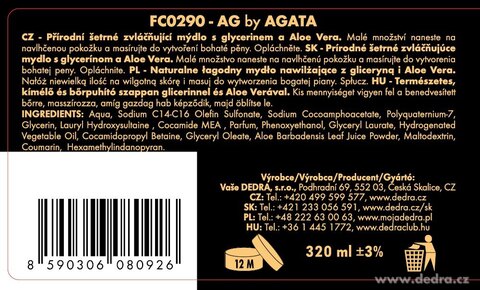 Etiketa k výrobku CP0252