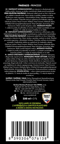 Etiketa k výrobku PA05632