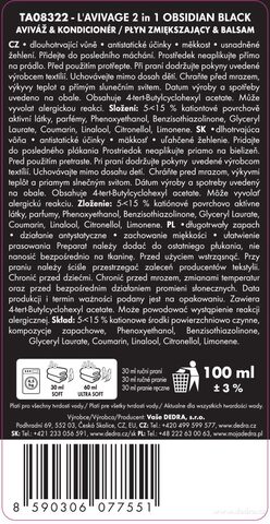 Etiketa k výrobku CP0212