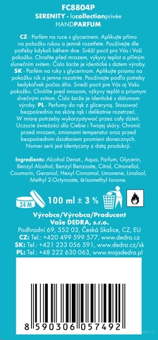 Etiketa k výrobku FC8804P