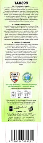 Etykieta produktu TA0399