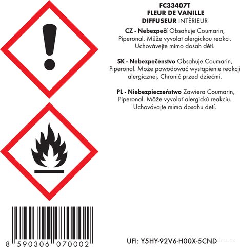 Etykieta produktu FC33407T