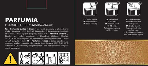 Etiketa k výrobku FC13001B