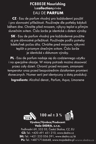 Etiketa k výrobku FC8803E