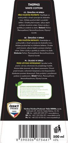 Etiketa k výrobku TH0945X Etiketa k výrobku TH0945X