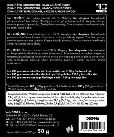 Etykieta produktu DS0446