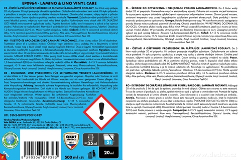 Etiketa k výrobku EP0964