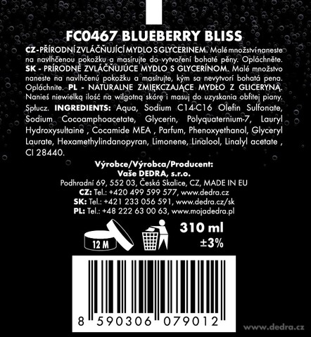 Etiketa k výrobku FC0837