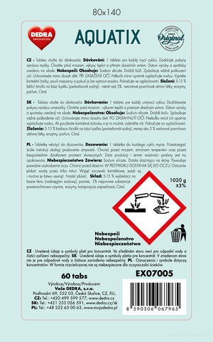 Etiketa k výrobku EX07005 Etiketa k výrobku EX07005