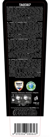 Etiketa k výrobku TA0287