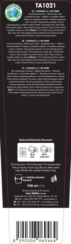 Etiketa k výrobku TA1021