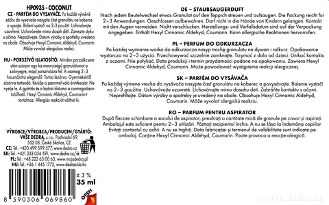 Etiketa k výrobku HP0935