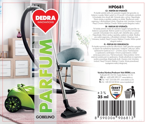 Etykieta produktu HP0681