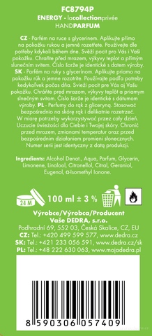 Etiketa k výrobku FC8794P