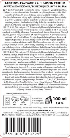 Etiketa k výrobku CP0212