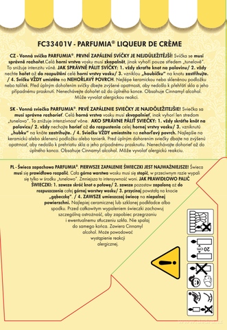 Etykieta produktu FC33401V