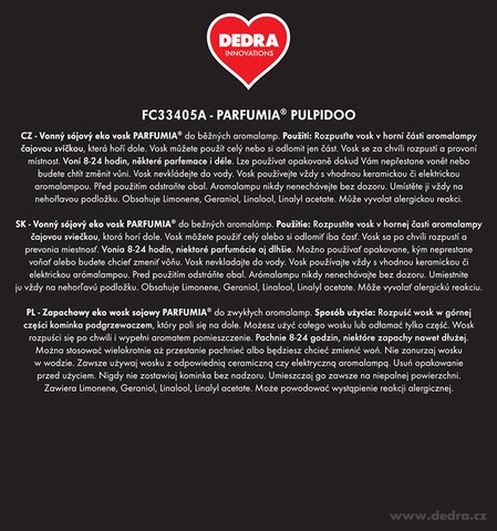 Etiketa k výrobku FC33405A