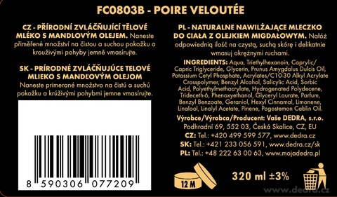 Etykieta produktu FC0803B