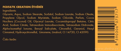 Etykieta produktu FC0587K