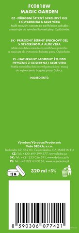 Etiketa k výrobku CP0863