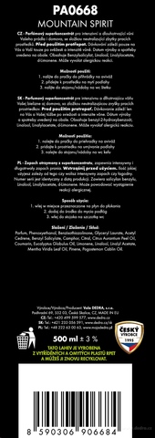 Etiketa k výrobku CP85061