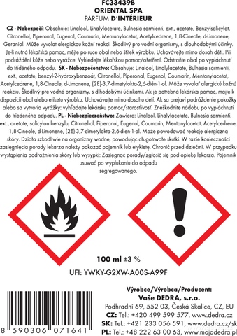 Etiketa k výrobku FC33436B