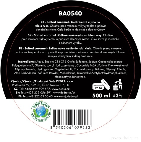 Etykieta produktu CP0784