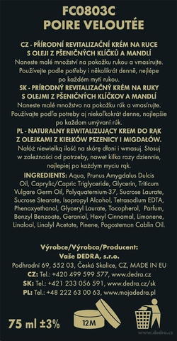 Etykieta produktu FC0803C