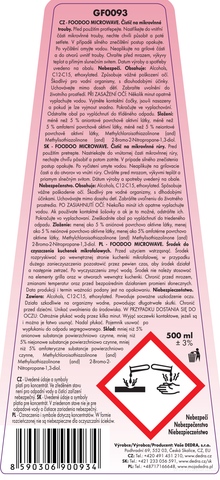 Etiketa k výrobku GF0093