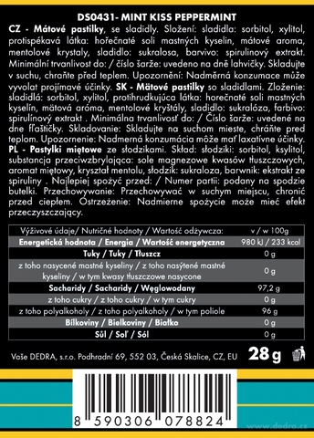 Etiketa k výrobku DS04311