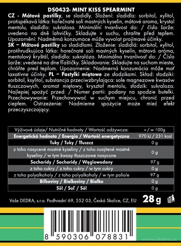 Etiketa k výrobku DS04321