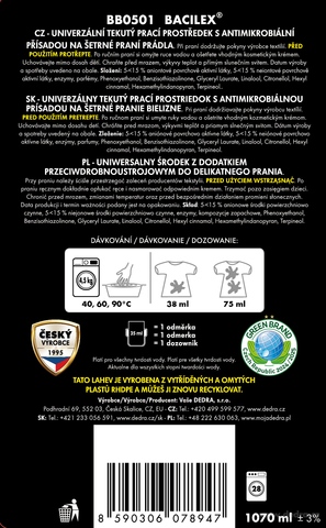 Etiketa k výrobku BB0501