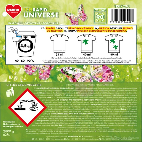 Etiketa k výrobku TR0723C