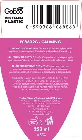 Etykieta produktu FC8802S Etykieta produktu FC8802S