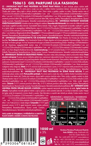 Etiketa k výrobku TS0613