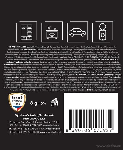 Etykieta produktu FC33432H