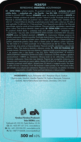 Etiketa k výrobku FC25731