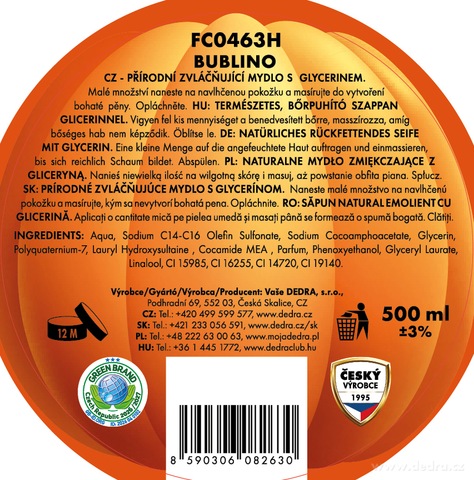 Etykieta produktu FC0463H