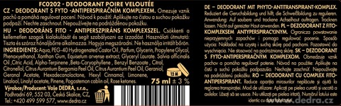 Etiketa k výrobku FC0202C